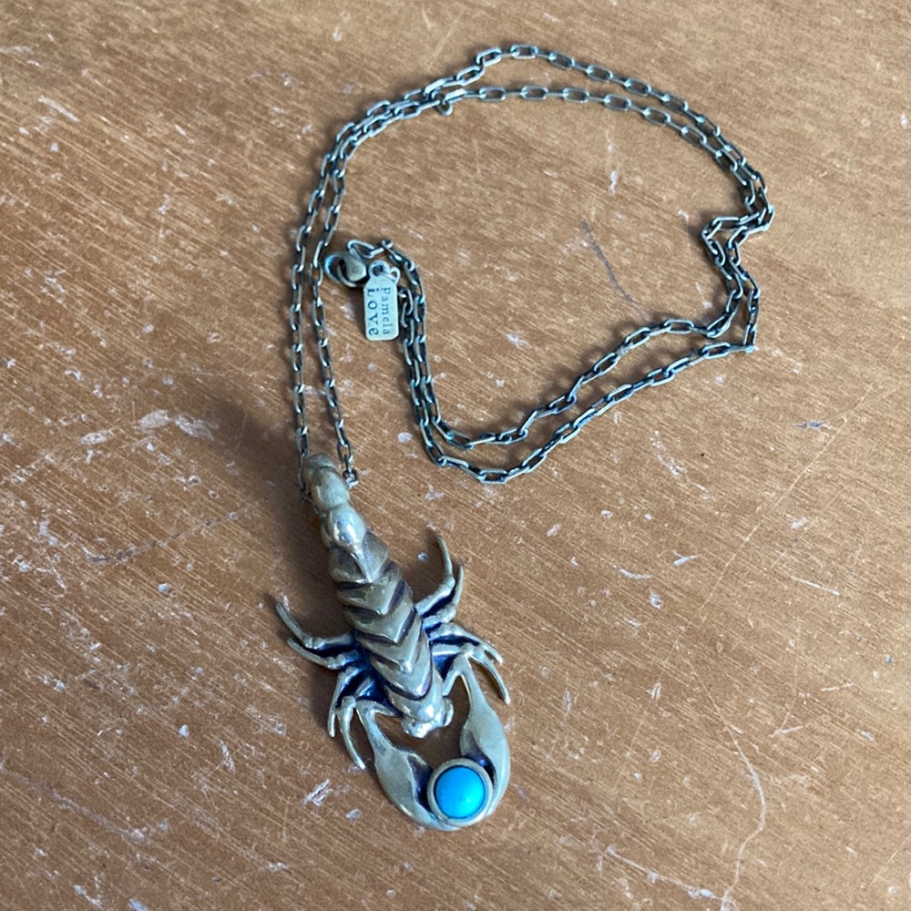 Pamela Love Scorpion Turquoise Necklace